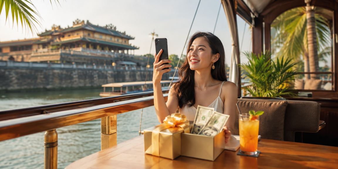 Người dùng tại Huế trải nghiệm casino trực tuyến trên điện thoại bên tách cà phê buổi sáng