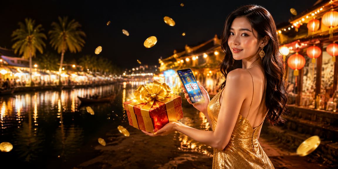 Người chơi game bài trực tuyến tại Phú Quốc với khung cảnh biển xanh mát